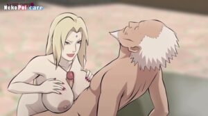 Poster [L2D] Aib Tersembuyi Tsunade Bersama Kakek Tua Bangka Hiruzen – NARUTO