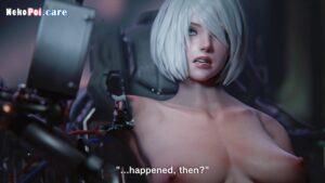 Poster [3D SUB INDO] 4K Version – Ancaman Virus Sange Saat 2B Mode Perbaikan – NieR: Automata
