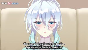 Poster [UNCENSORED] Hitozukiai ga Nigate na Miboujin no Yukionna-san to Noroi no Yubiwa Episode 1 Subtitle Indonesia