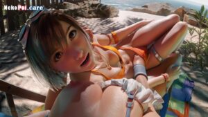 Poster [3D] 4K Version – kuan Tifa Dan Yuffie Lama – Lama Jadi Basah Bareng – Final Fantasy